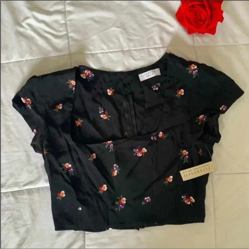 Revolve Flynn Skye floral crop top